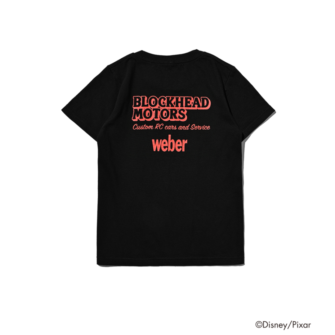 weber x BLOCKHEAD MOTORS / カーズ T shirt (for KIDS) | weber