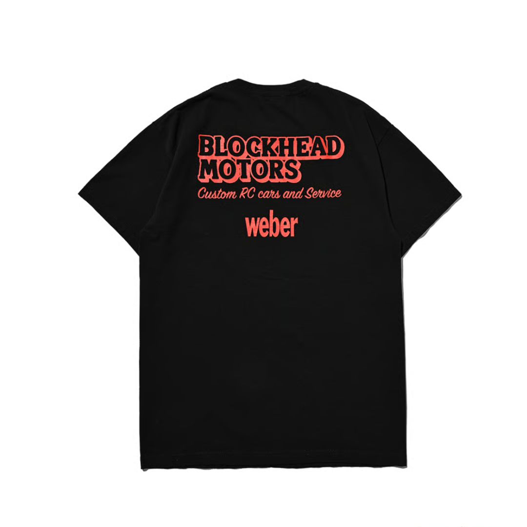 weber x BLOCKHEAD MOTORS / カーズ T shirt | weber