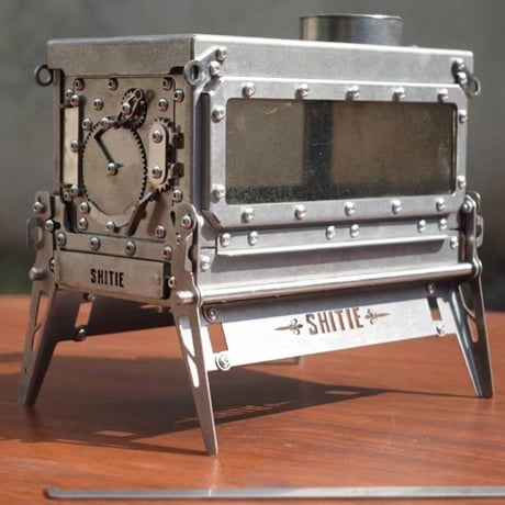 SHITIE mini8 ミニストーブ 2面ガラス