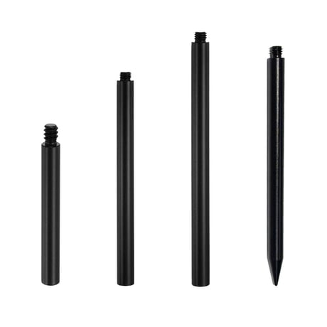 メタル延長ロッド ランタンポール 1/4インチネジ対応 アルミ合金 【50mm / 100mm / 150mm / 135mm】
