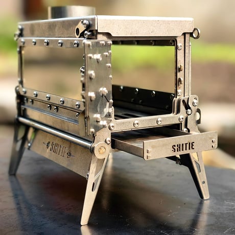 SHITIE mini8 ミニストーブ 2面ガラス