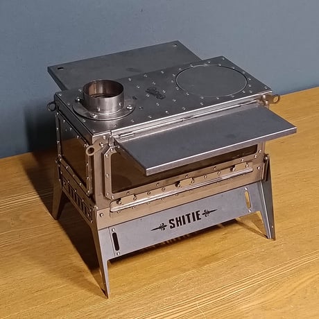 SHITIE ミニストーブ 3面ガラス