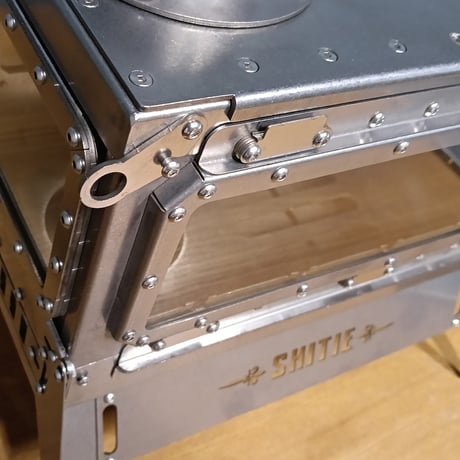 SHITIE ミニストーブ 3面ガラス
