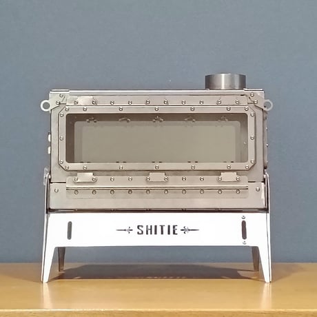 SHITIE ミニストーブ 3面ガラス