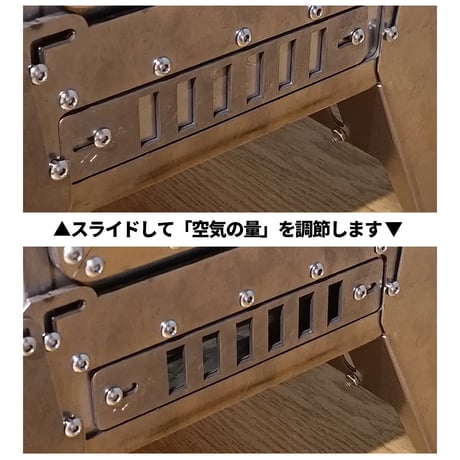 SHITIE ミニストーブ 3面ガラス