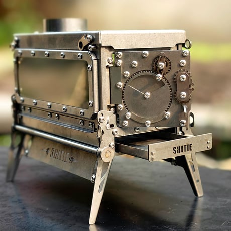 SHITIE mini8 ミニストーブ 2面ガラス