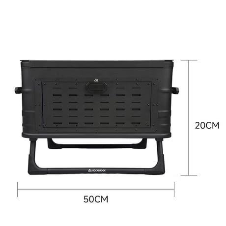 【アウトレット】 ROCKBROOK アルミコンテナBOX 60L サイドオープンドア付き