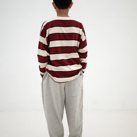 [Repose AMS] Loose ease pants / Light mixed grey
