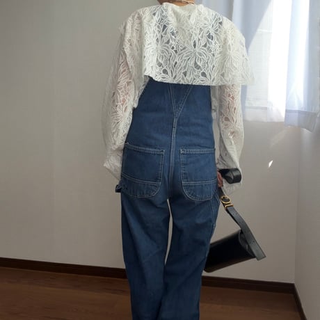 [Uhr] Lace Sailor Collar Blouse