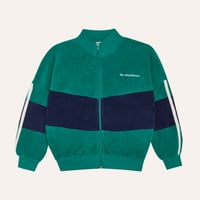[the campamento] Green Color Block Sweatshirt