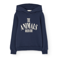 [THE ANIMALS OBSERVATORY] ANGELFISH KID HOODIE / Navy