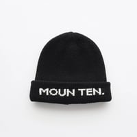 MOUN TEN. MOUN TEN. watch cap / black