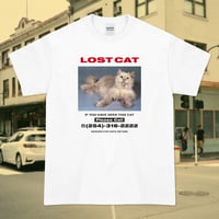 [AKISHIKA Design] LOST CAT T-SHIRT