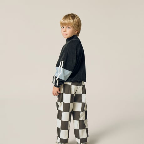 [the campamento] Grey Color Block Sweatshirt