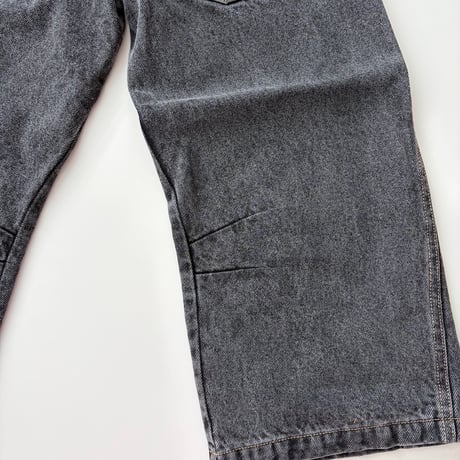 Repose AMS Wide leg denim pant / Slate grey