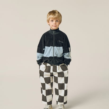[the campamento] Grey Color Block Sweatshirt