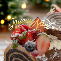 XT_16【クリスマス透明ピック　Joyeux Noël 】100枚