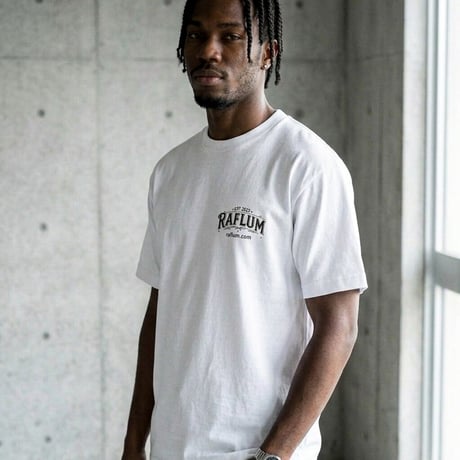 RAFLUM Tee on NEWTRAL Blank 【RUDE SUN】 WHT