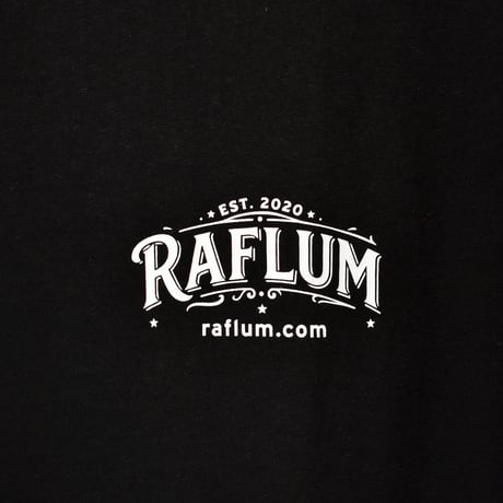 RAFLUM Tee on NEWTRAL Blank 【RUDE SUN】 BK