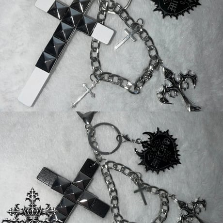 MICRØSSES SILVER bag charm