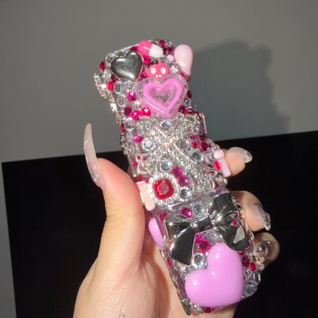 【単体購入速達】1点物ーDeco♡Mert more 旧型イルマワン・イルマアイワン デコケース