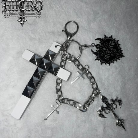 MICRØSSES SILVER bag charm