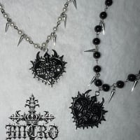 【全2種類】Studs ‪✕‬ Spike Perl necklace