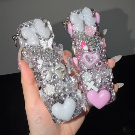 【単体購入速達】1点物ーDeco♡Mert more 旧型イルマワン・イルマアイワン デコケース