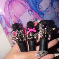 【単体購入速達】1点物ーDeco♡シーシャマウスピース 取り外せるネックレスチェーン付き