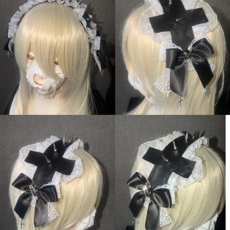Leather xx CROSSヘッドドレス