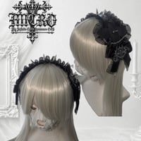 BLACK +OVERCROSS+ HEADDRESS