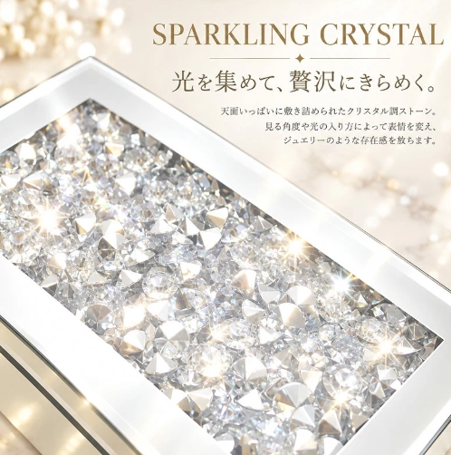 ジュエリーボックス ミラー ラインストーン t-jewelybox1 | prologuei