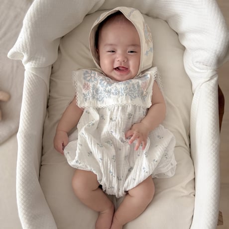 Petite bonnet -ciel beige-