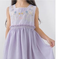 Trefle dress -pale iris- 即納品