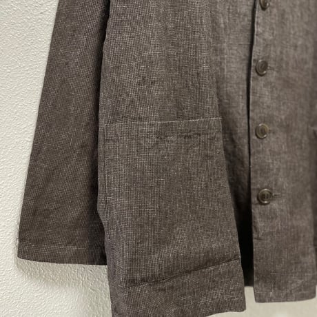 nest Robe リネンベンガラ墨汁ジャケット