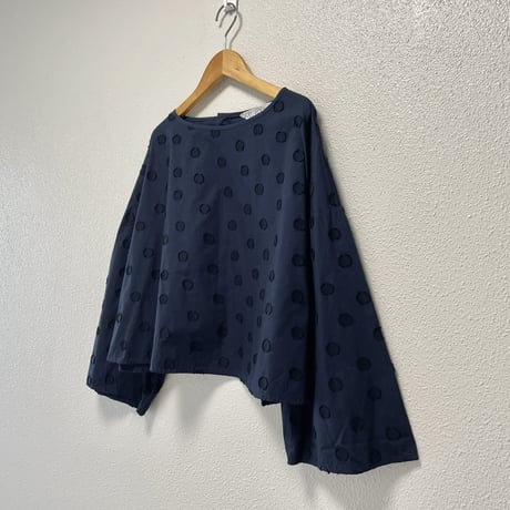 2024 / MidiUmi  dots shirt P/O ドットショートプルオーバー