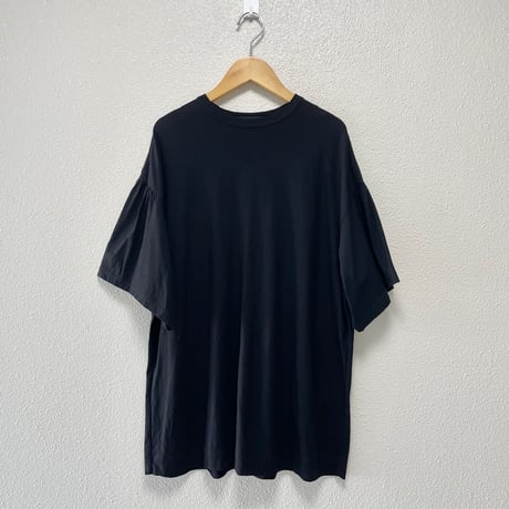 販売継続品 / mizuiro ind ギャザースリーブワイドTシャツ