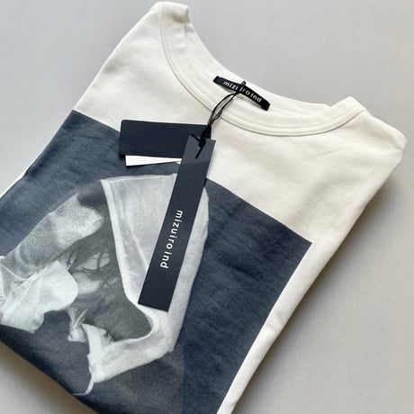 タグ付き未使用品 / 2024SS / mizuiro ind プリントTシャツ