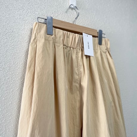 未使用品 / 販売継続品 / 2026SS / kha:ki ライトウェザー 2タック  ワイドイージー クックパンツ  “2TUCK COOK PANTS”