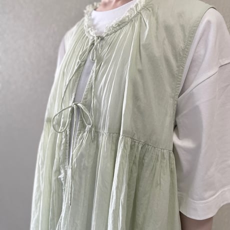 2025SS / BEAMS BOY コットンギャザーノースリーブシャツ