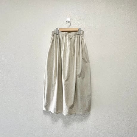 2026SS / HUIS やわらかシーチングコットンコクーンスカート