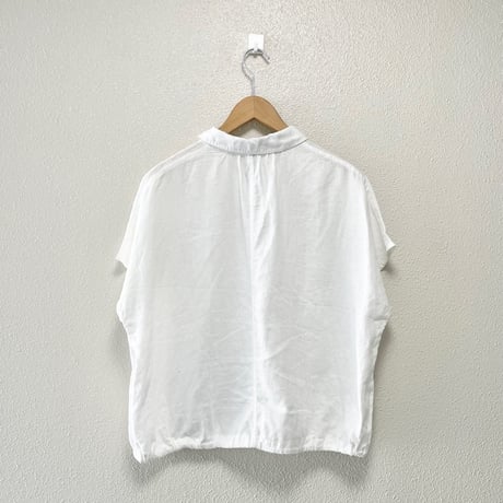 NATURAL LAUNDY リネンクロス フレンチドローシャツ