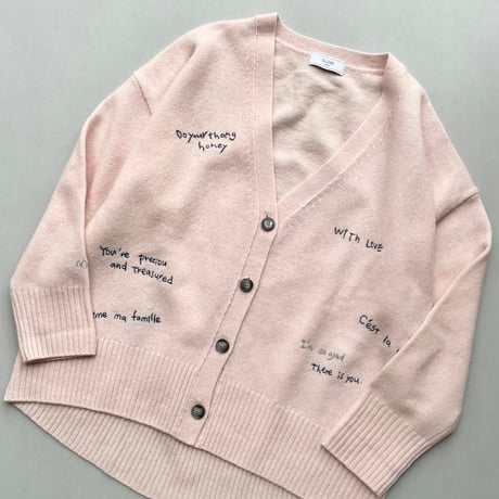 2024AW / SLOBE IENA embroidery カーディガン