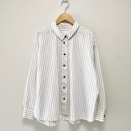 MAGALI  コットンリネンスモールカラーシャツ