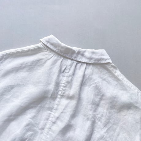 NATURAL LAUNDY リネンクロス フレンチドローシャツ