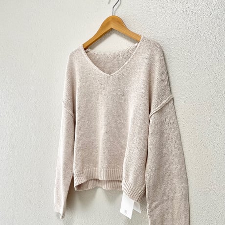 タグ付き未使用品 / 2025SS / JOURNAL STANDARD テープヤーンVプルオーバー