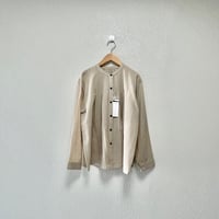 タグ付き未使用品 / 人気完売品 / HUIS ウォッシャブルウールタックブラウス