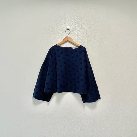 2024 / MidiUmi  dots shirt P/O ドットショートプルオーバー