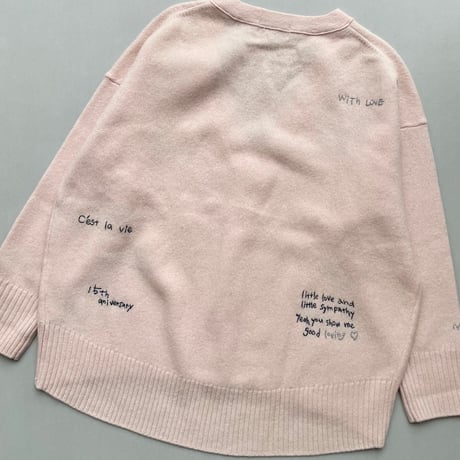 2024AW / SLOBE IENA embroidery カーディガン