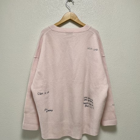 2024AW / SLOBE IENA embroidery カーディガン